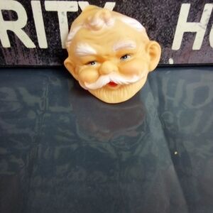 Vintage Santa Claus Face for Doll Making Saint Nick Christmas Crafts